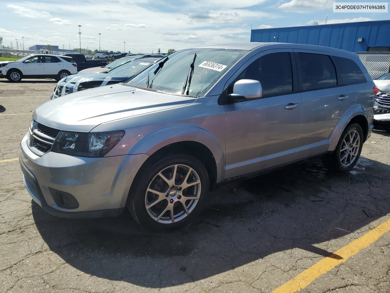 2017 Dodge Journey Gt VIN: 3C4PDDEG7HT696385 Lot: 66936314