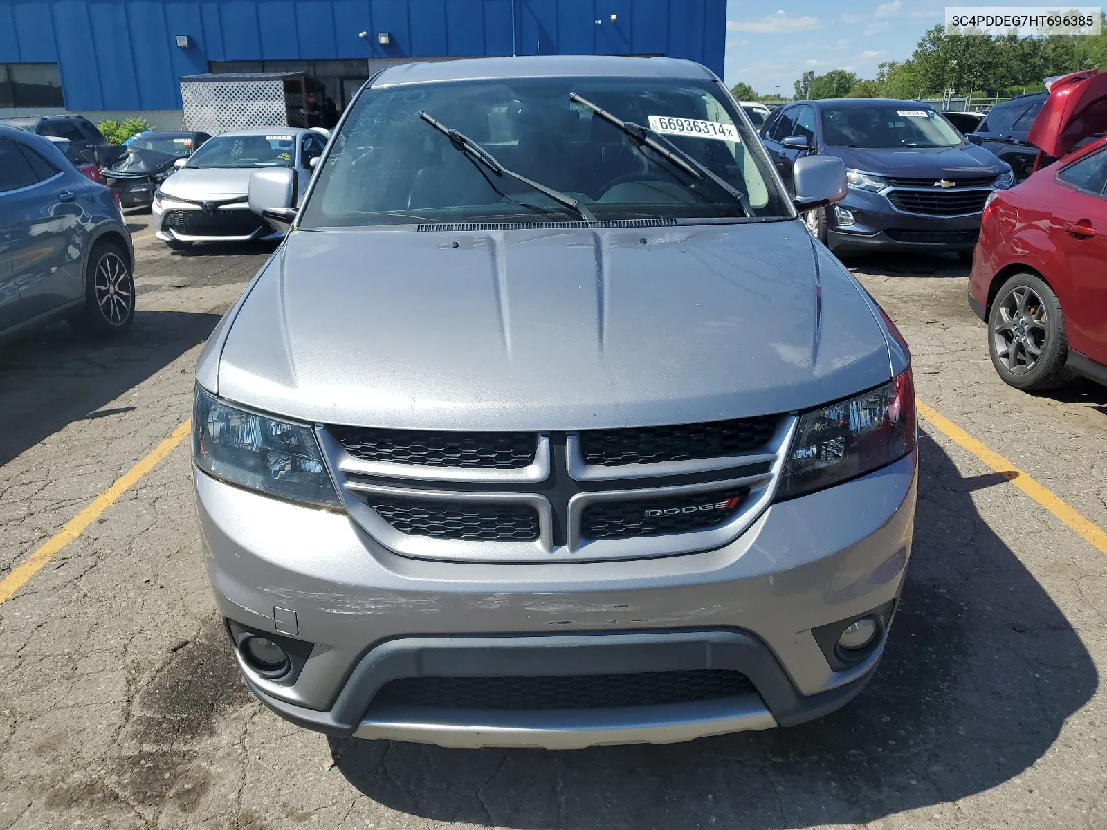 2017 Dodge Journey Gt VIN: 3C4PDDEG7HT696385 Lot: 66936314