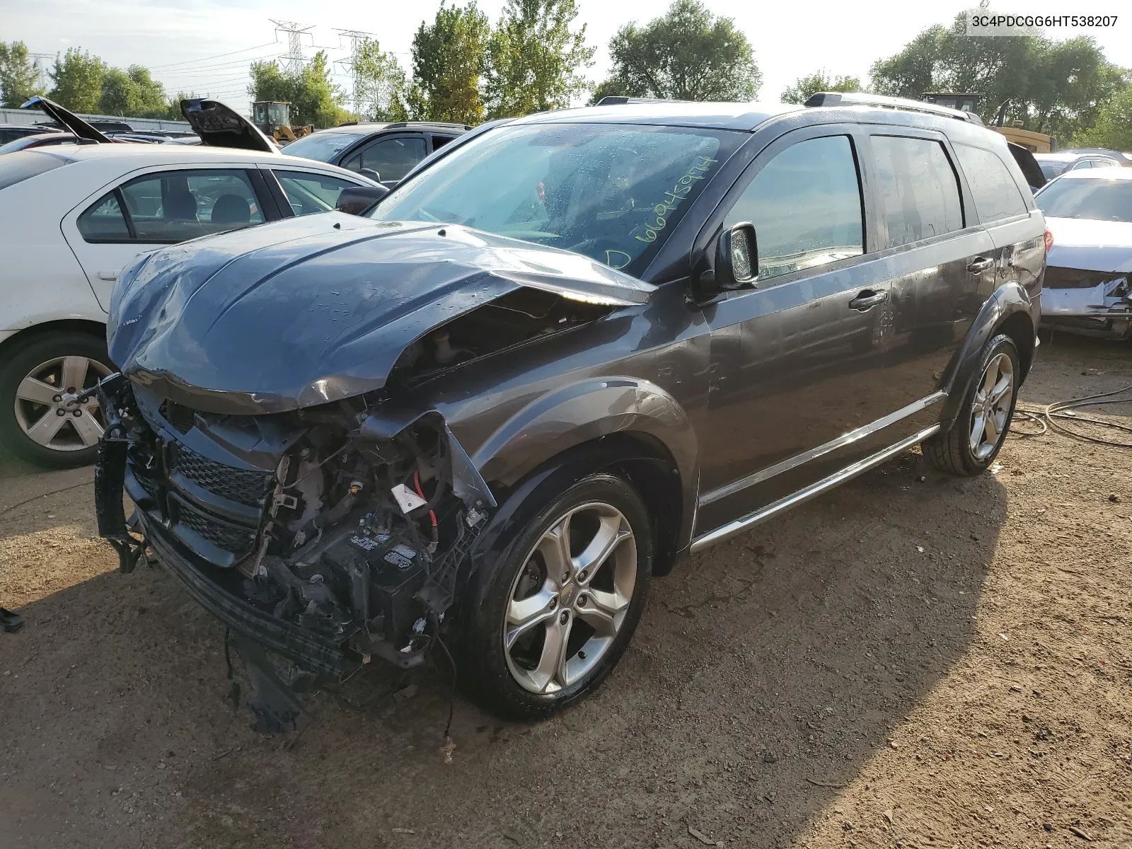 2017 Dodge Journey Crossroad VIN: 3C4PDCGG6HT538207 Lot: 66945974