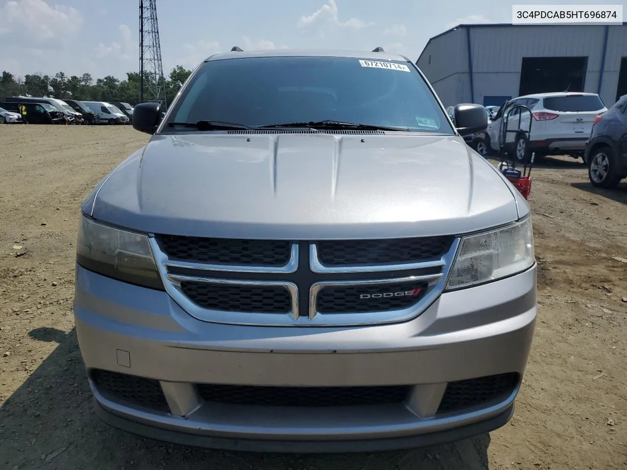 2017 Dodge Journey Se VIN: 3C4PDCAB5HT696874 Lot: 67210714