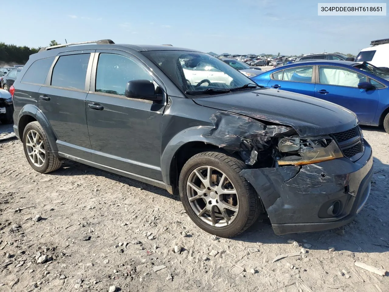 3C4PDDEG8HT618651 2017 Dodge Journey Gt