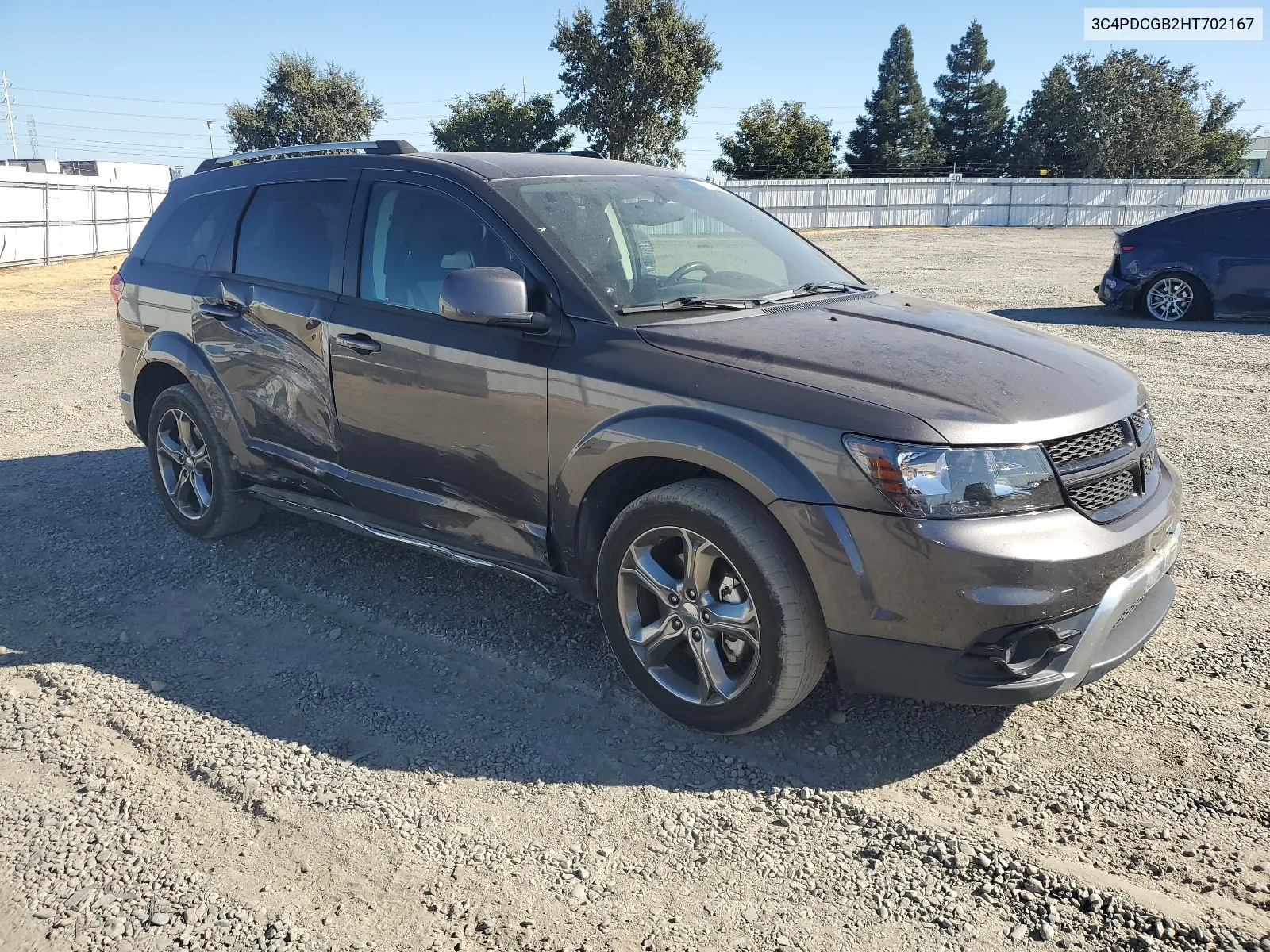 2017 Dodge Journey Crossroad VIN: 3C4PDCGB2HT702167 Lot: 67370974