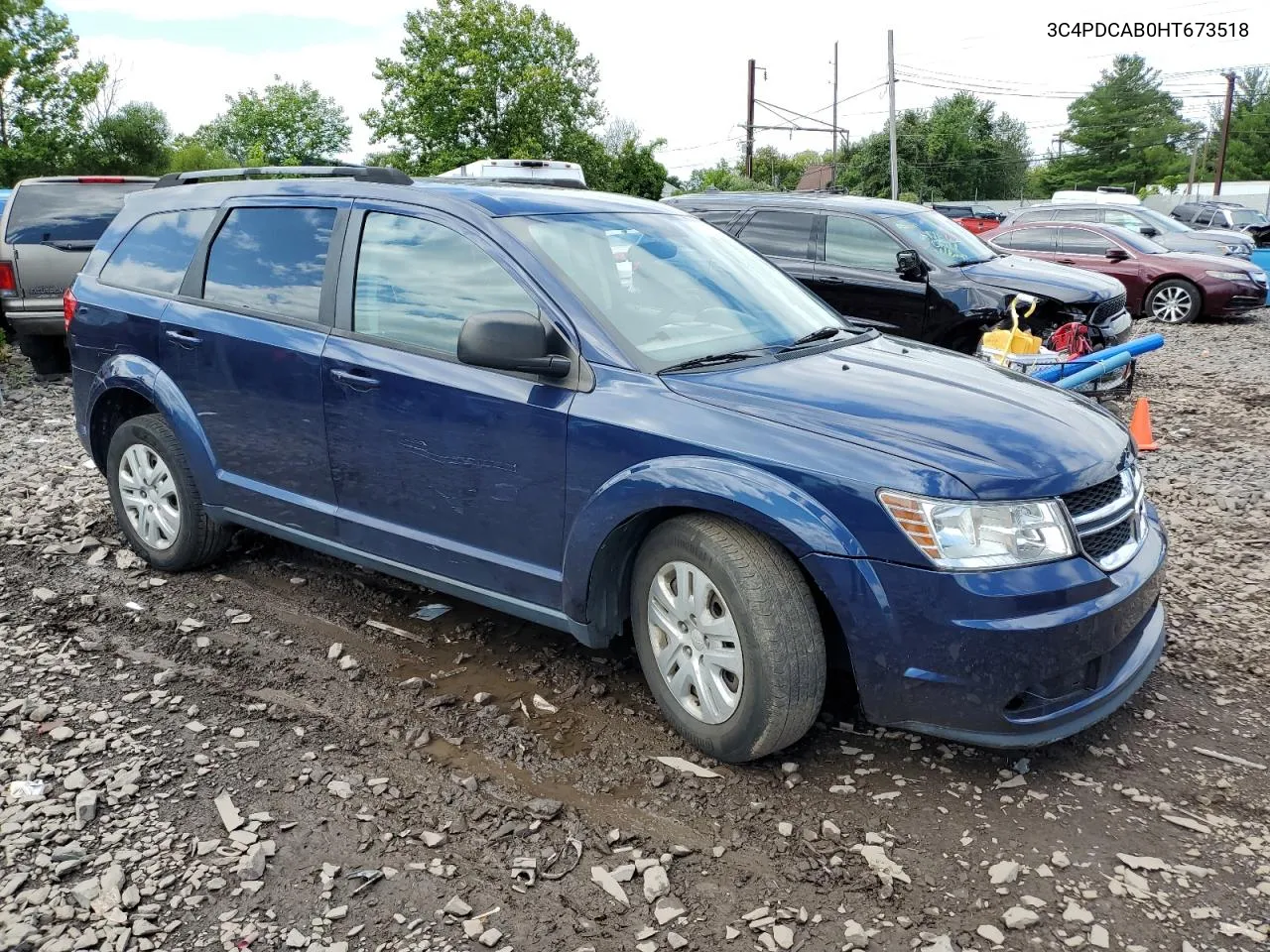 2017 Dodge Journey Se VIN: 3C4PDCAB0HT673518 Lot: 67611304