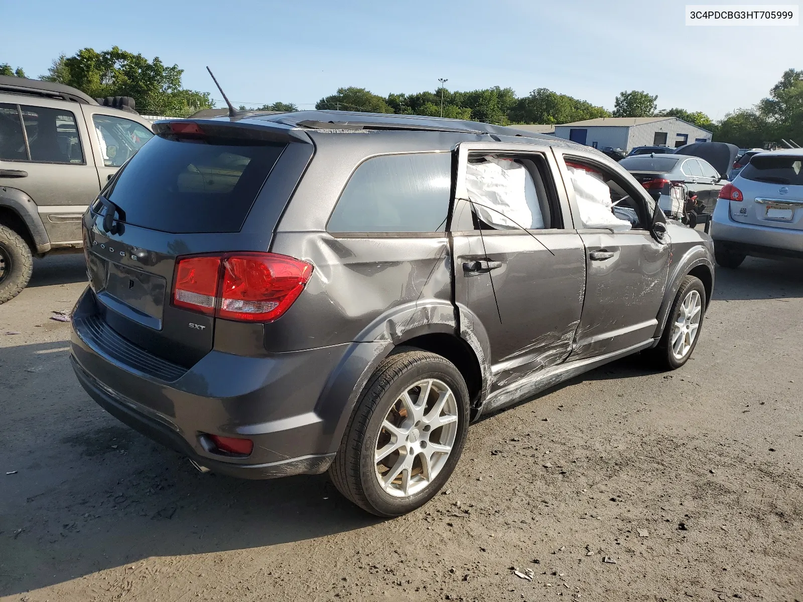 2017 Dodge Journey Sxt VIN: 3C4PDCBG3HT705999 Lot: 67751824