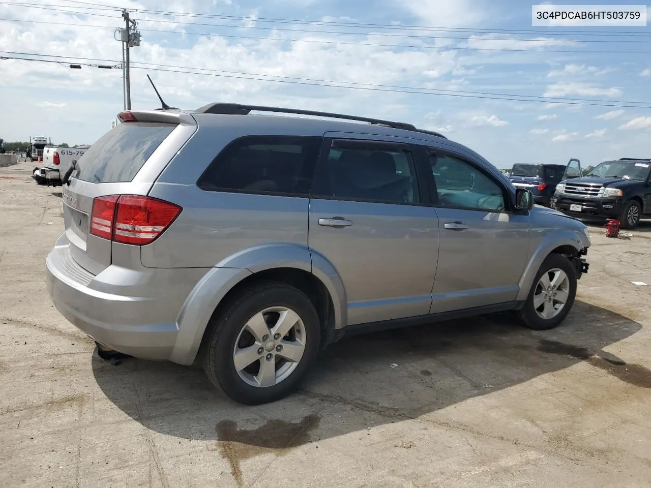 2017 Dodge Journey Se VIN: 3C4PDCAB6HT503759 Lot: 67758364