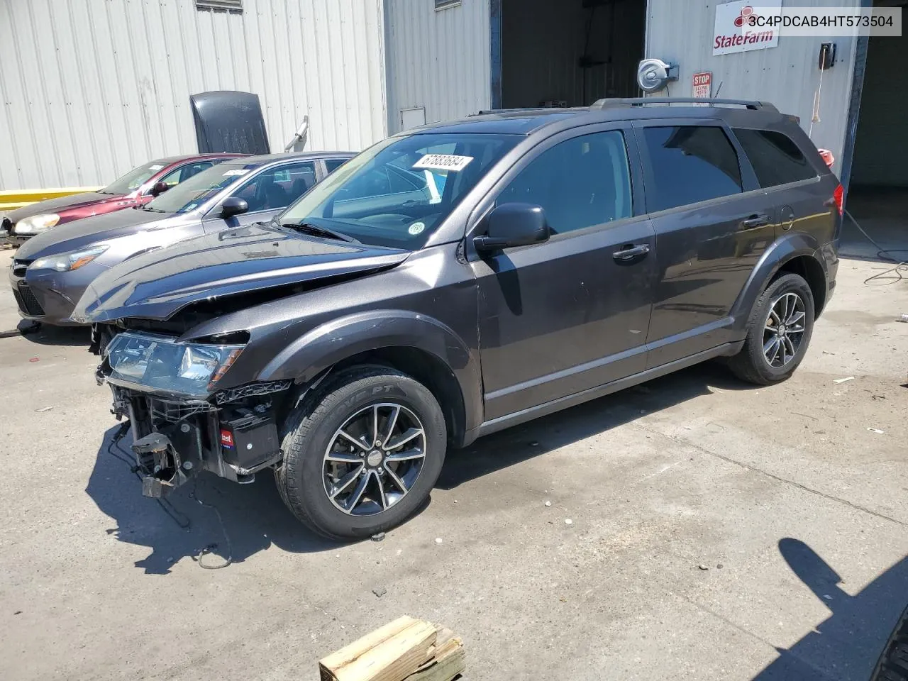 2017 Dodge Journey Se VIN: 3C4PDCAB4HT573504 Lot: 67883684