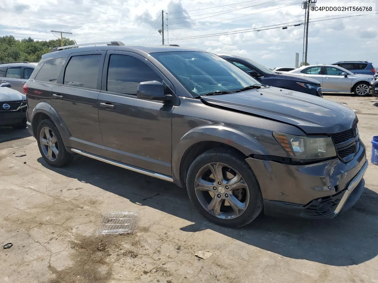 2017 Dodge Journey Crossroad VIN: 3C4PDDGG2HT566768 Lot: 67884574