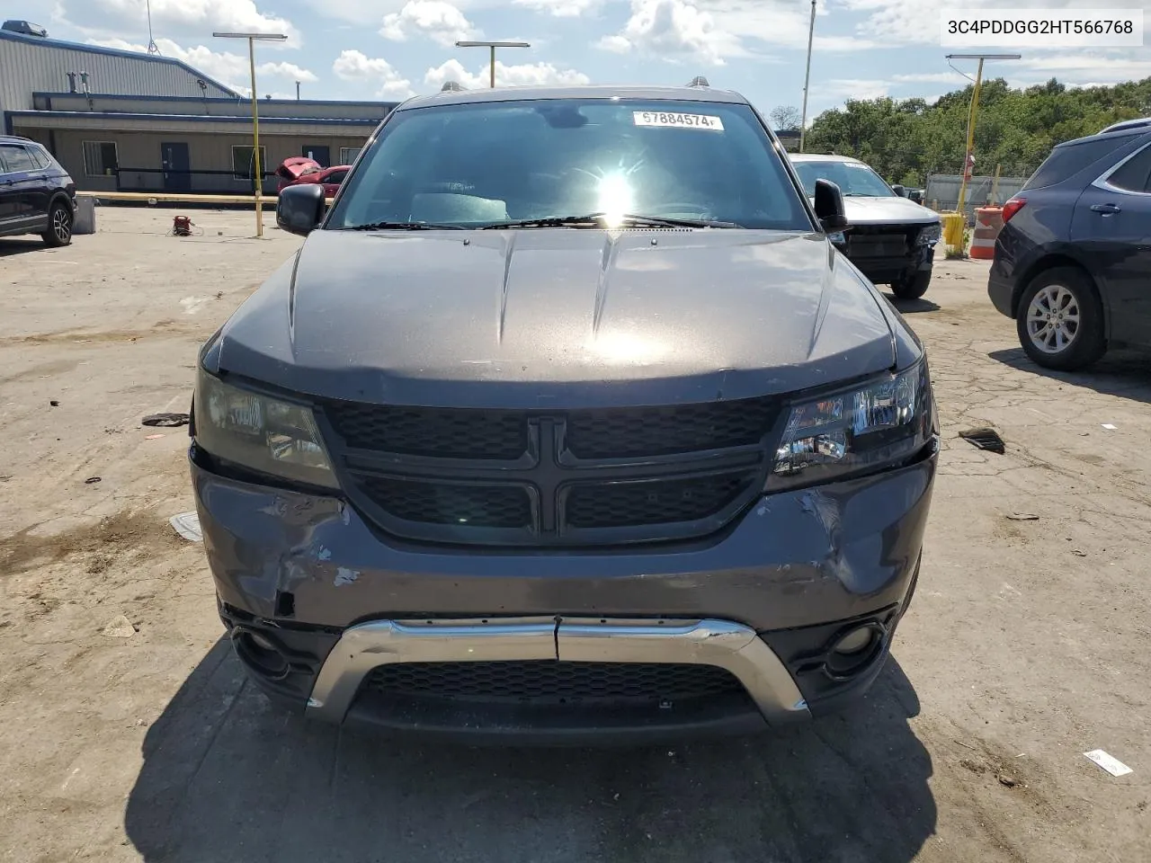 2017 Dodge Journey Crossroad VIN: 3C4PDDGG2HT566768 Lot: 67884574