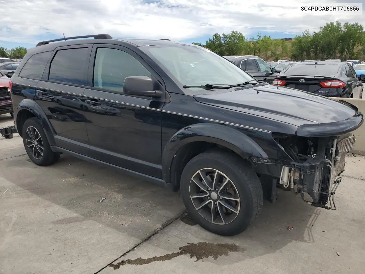 2017 Dodge Journey Se VIN: 3C4PDCAB0HT706856 Lot: 68276234