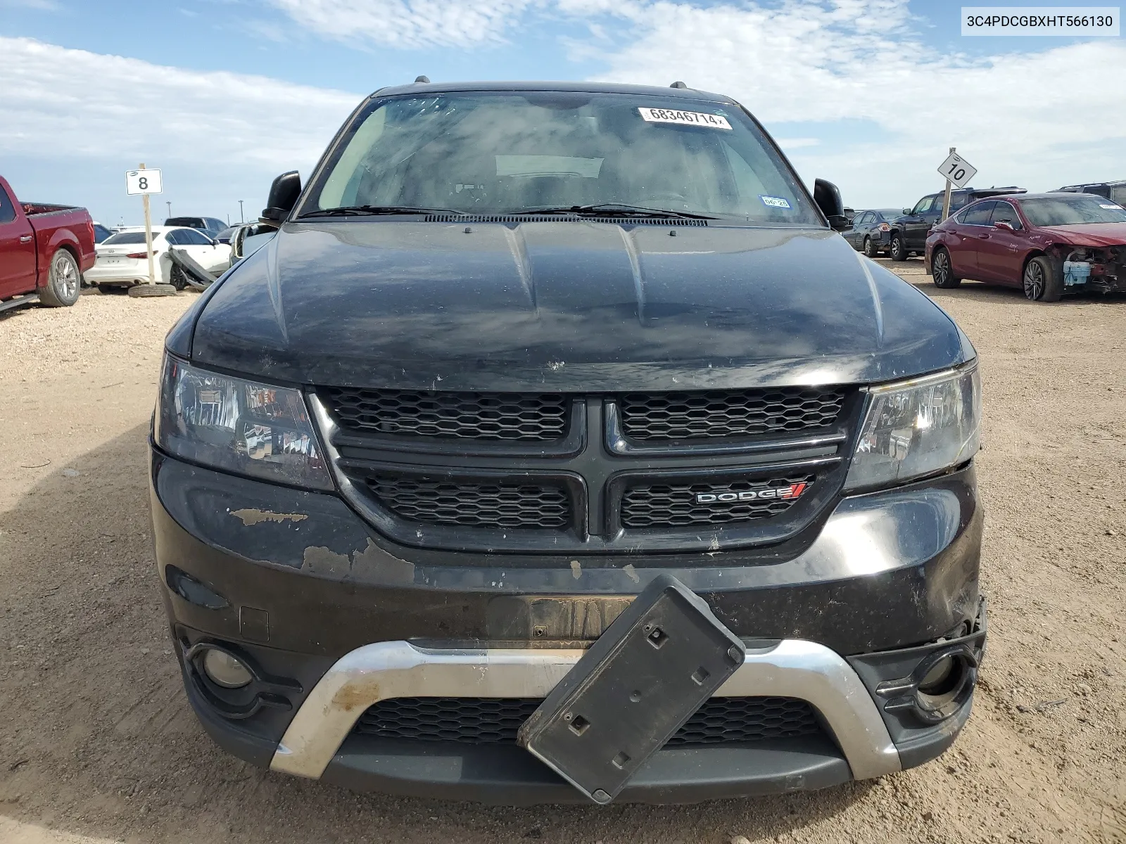 2017 Dodge Journey Crossroad VIN: 3C4PDCGBXHT566130 Lot: 68346714