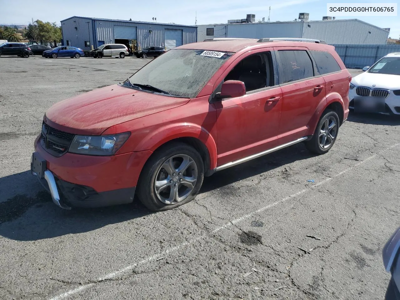 2017 Dodge Journey Crossroad VIN: 3C4PDDGG0HT606765 Lot: 68589154