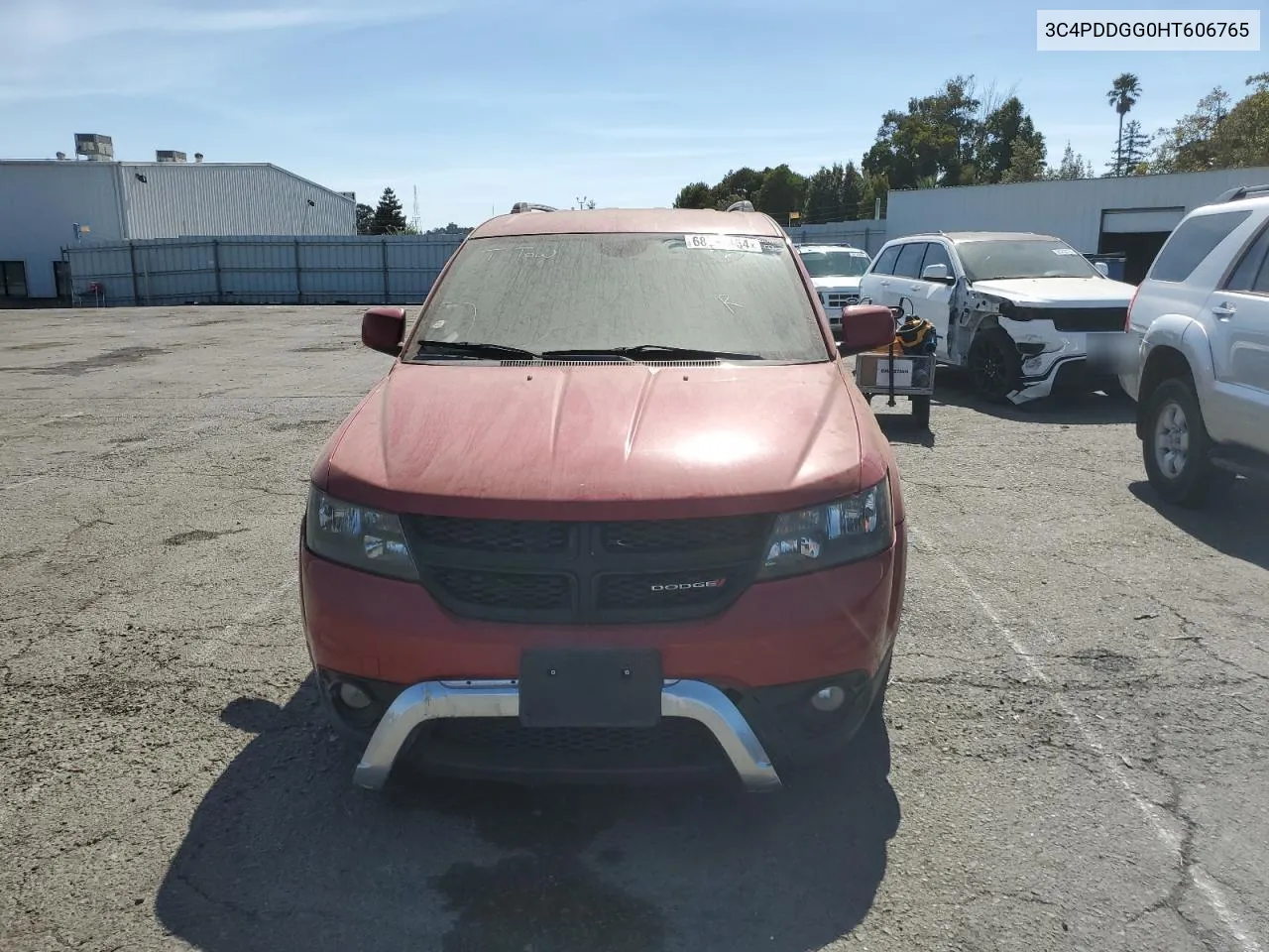 2017 Dodge Journey Crossroad VIN: 3C4PDDGG0HT606765 Lot: 68589154