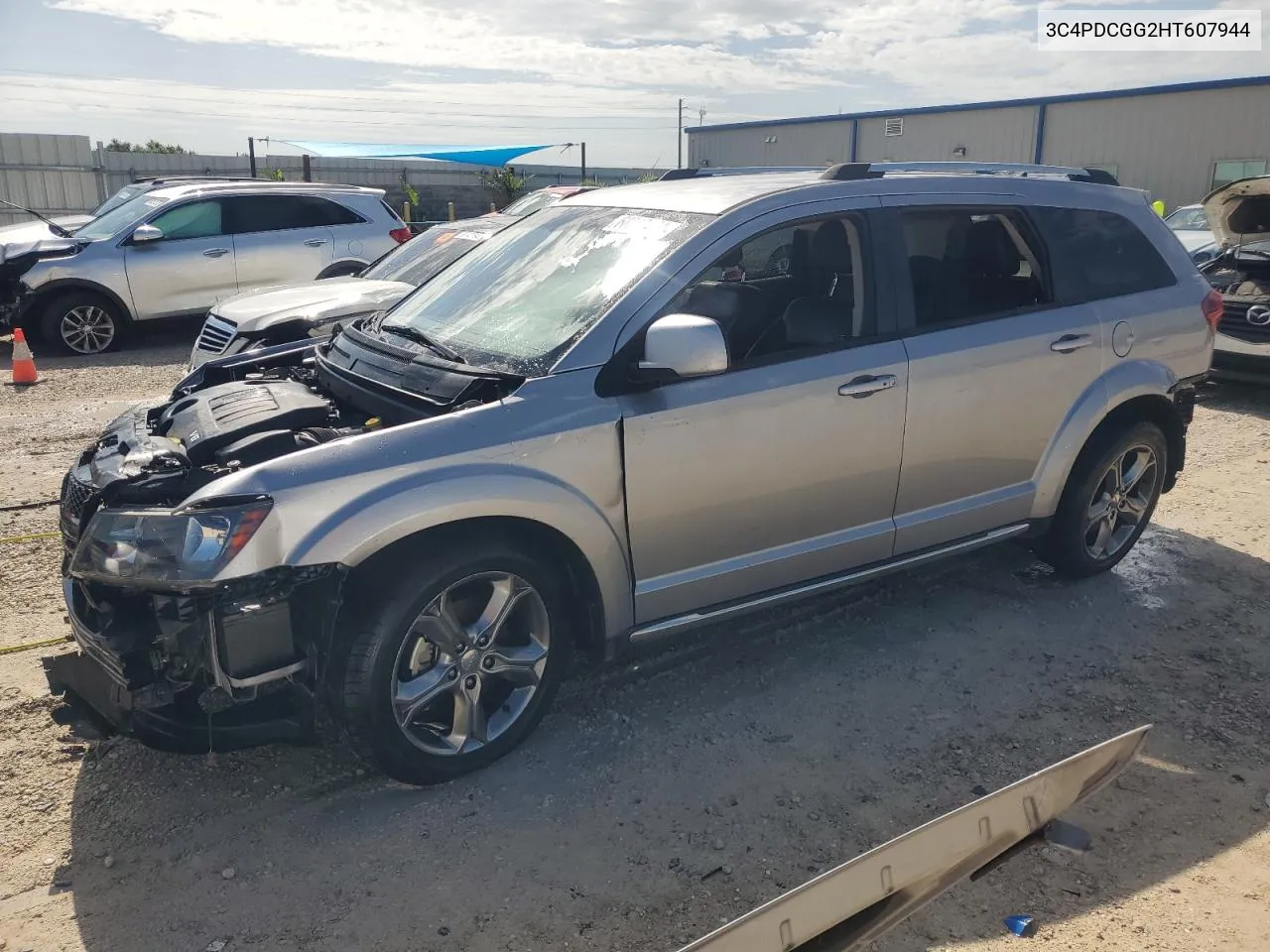 2017 Dodge Journey Crossroad VIN: 3C4PDCGG2HT607944 Lot: 68740454