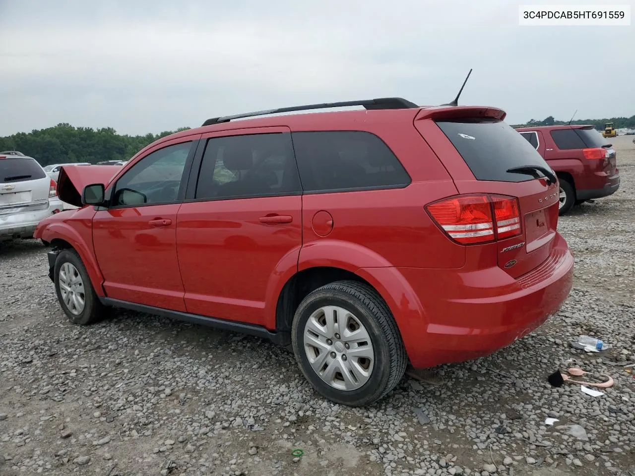 2017 Dodge Journey Se VIN: 3C4PDCAB5HT691559 Lot: 68755284