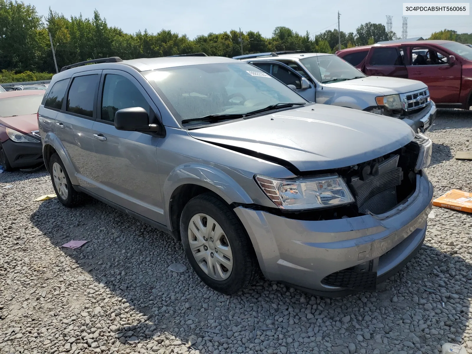 2017 Dodge Journey Se VIN: 3C4PDCAB5HT560065 Lot: 68822384