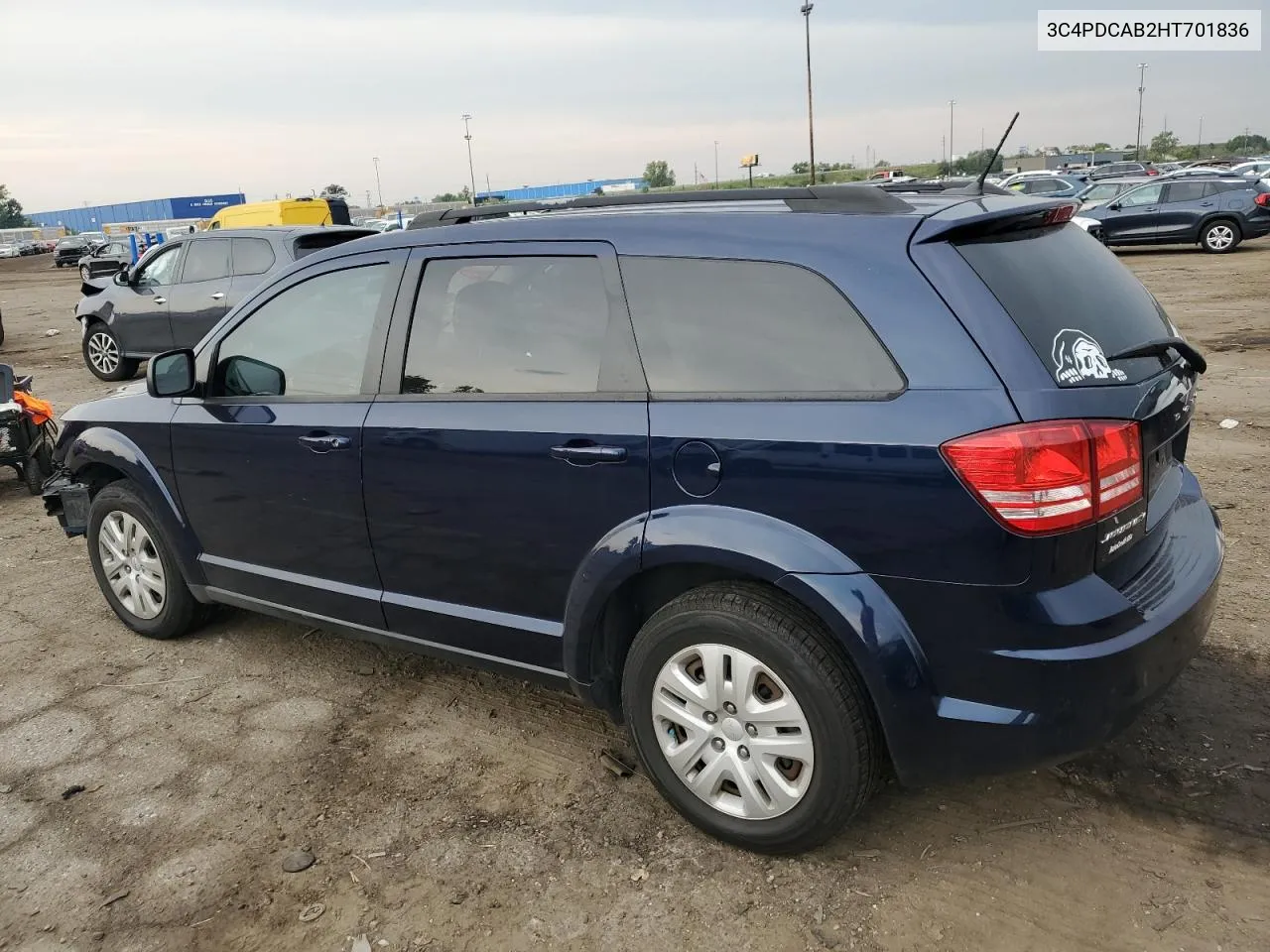 2017 Dodge Journey Se VIN: 3C4PDCAB2HT701836 Lot: 68892014