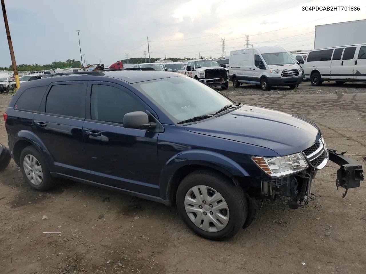 2017 Dodge Journey Se VIN: 3C4PDCAB2HT701836 Lot: 68892014