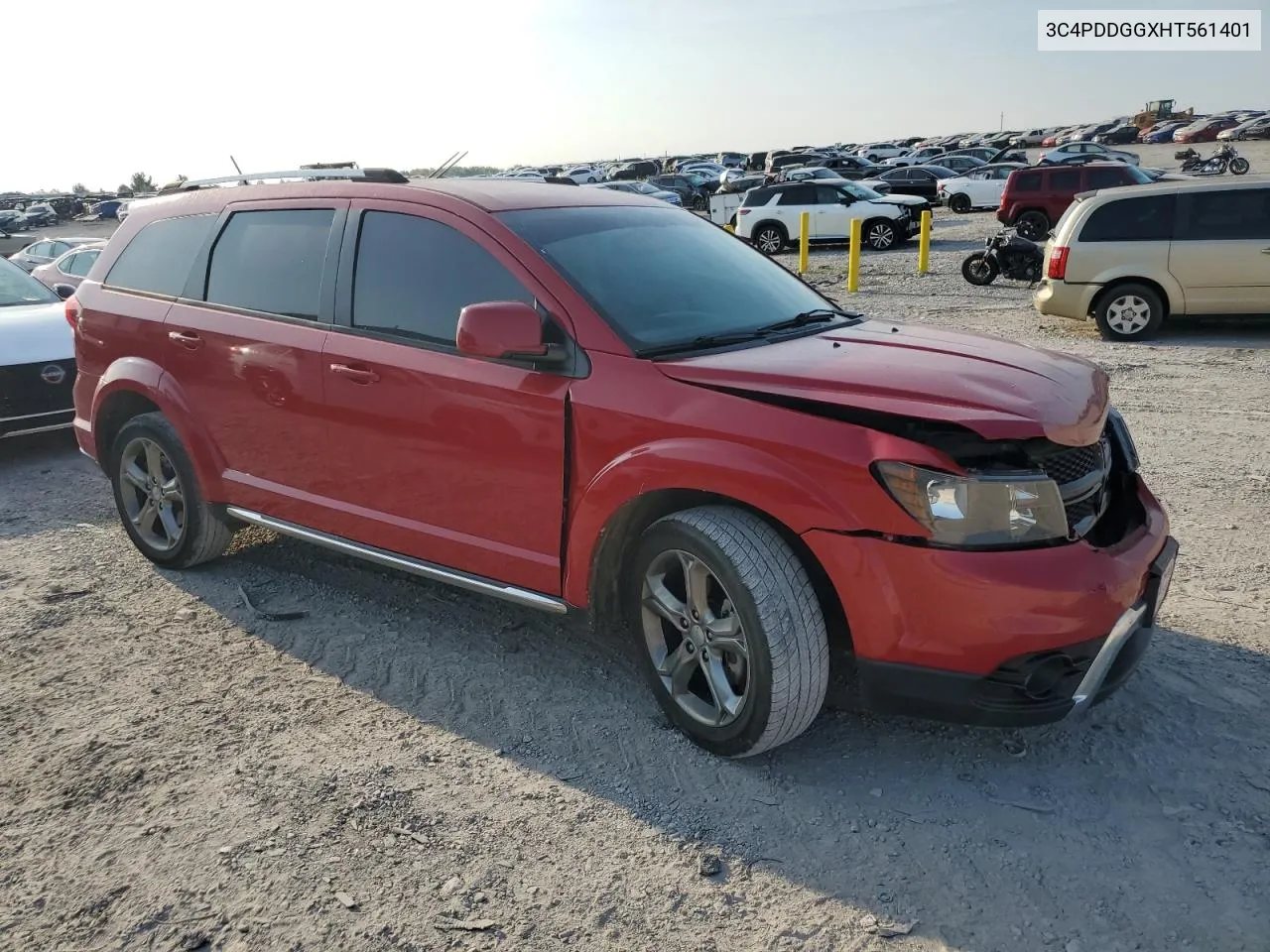 2017 Dodge Journey Crossroad VIN: 3C4PDDGGXHT561401 Lot: 69010584