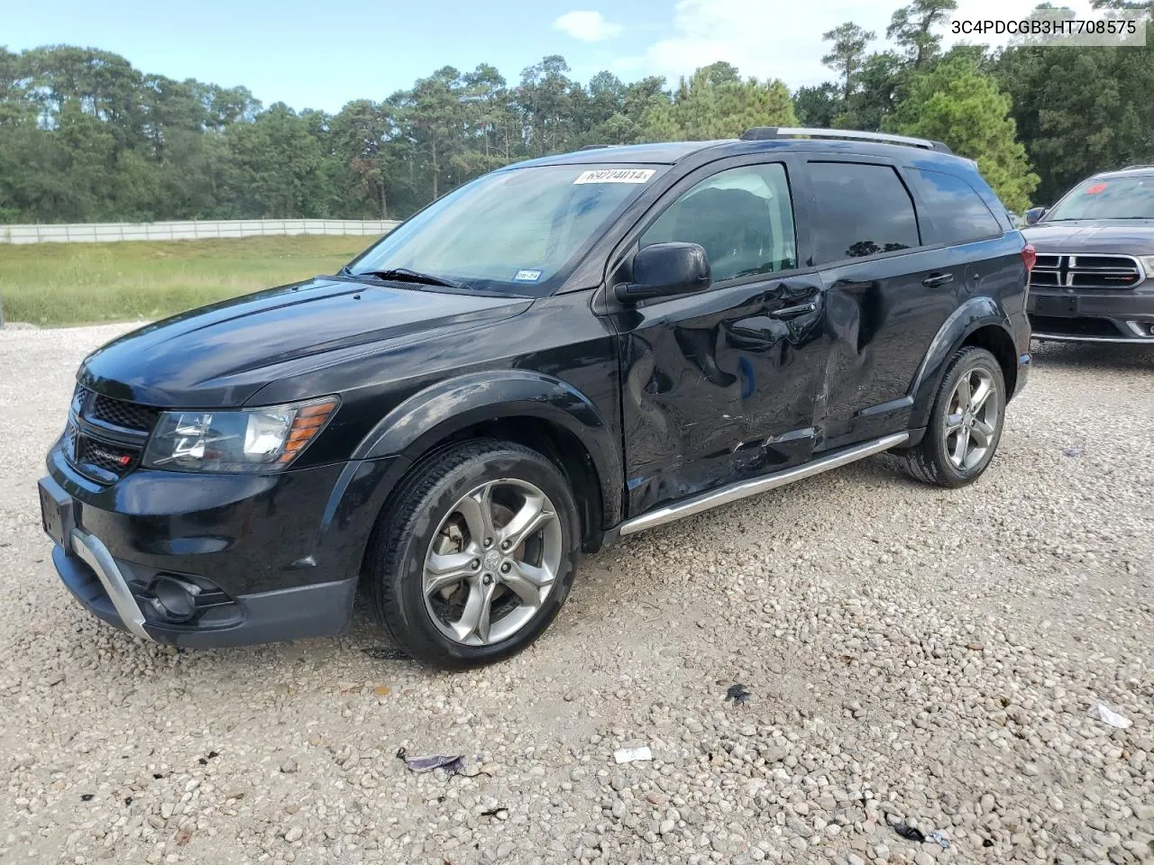 2017 Dodge Journey Crossroad VIN: 3C4PDCGB3HT708575 Lot: 69224014