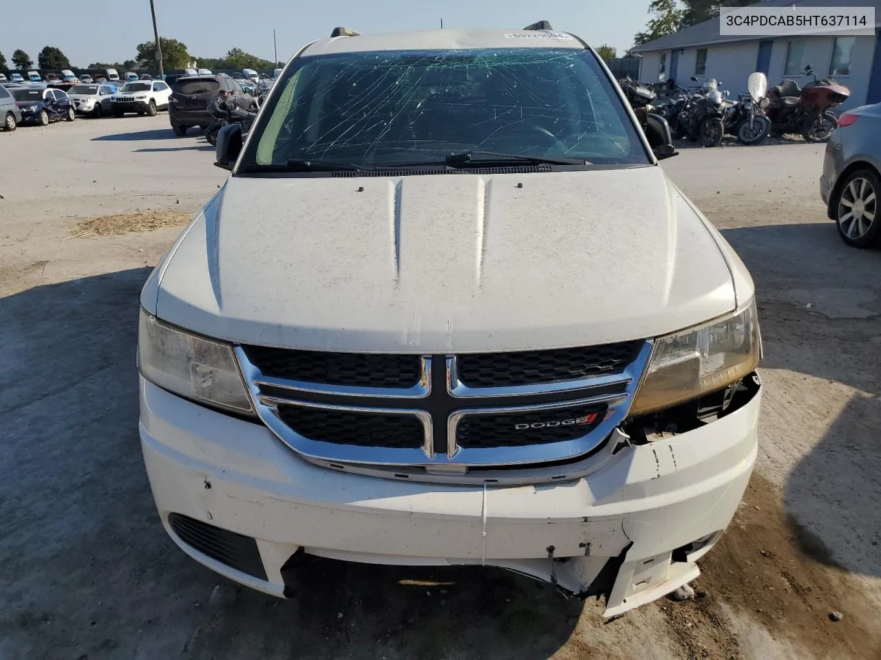 2017 Dodge Journey Se VIN: 3C4PDCAB5HT637114 Lot: 69229094