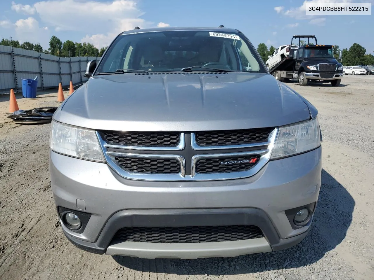 2017 Dodge Journey Sxt VIN: 3C4PDCBB8HT522215 Lot: 69249754