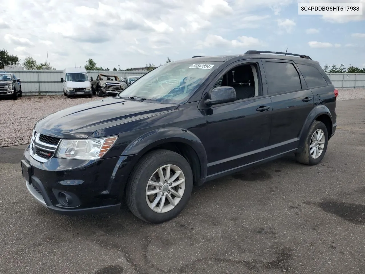 2017 Dodge Journey Sxt VIN: 3C4PDDBG6HT617938 Lot: 69340834