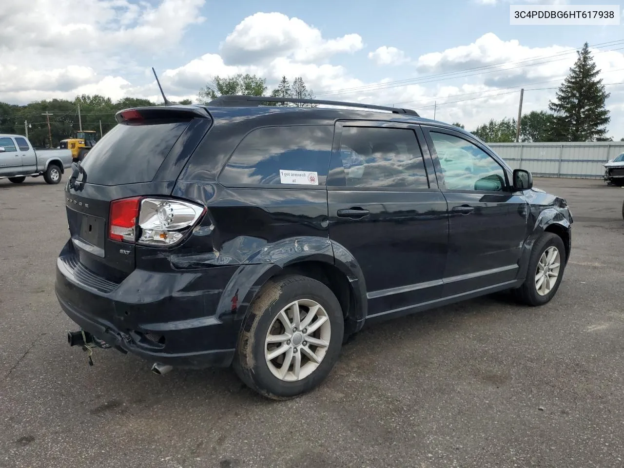 2017 Dodge Journey Sxt VIN: 3C4PDDBG6HT617938 Lot: 69340834