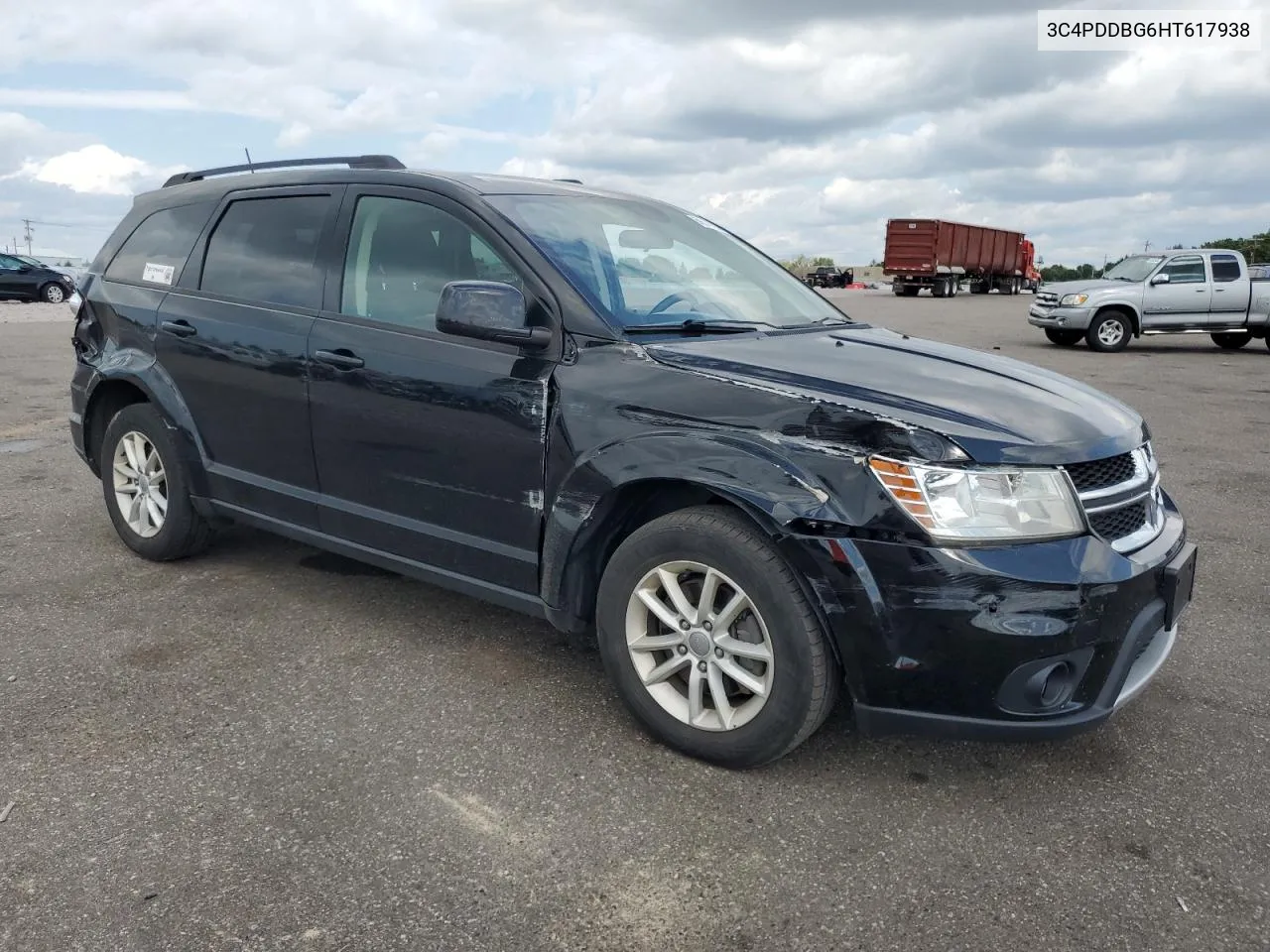 2017 Dodge Journey Sxt VIN: 3C4PDDBG6HT617938 Lot: 69340834