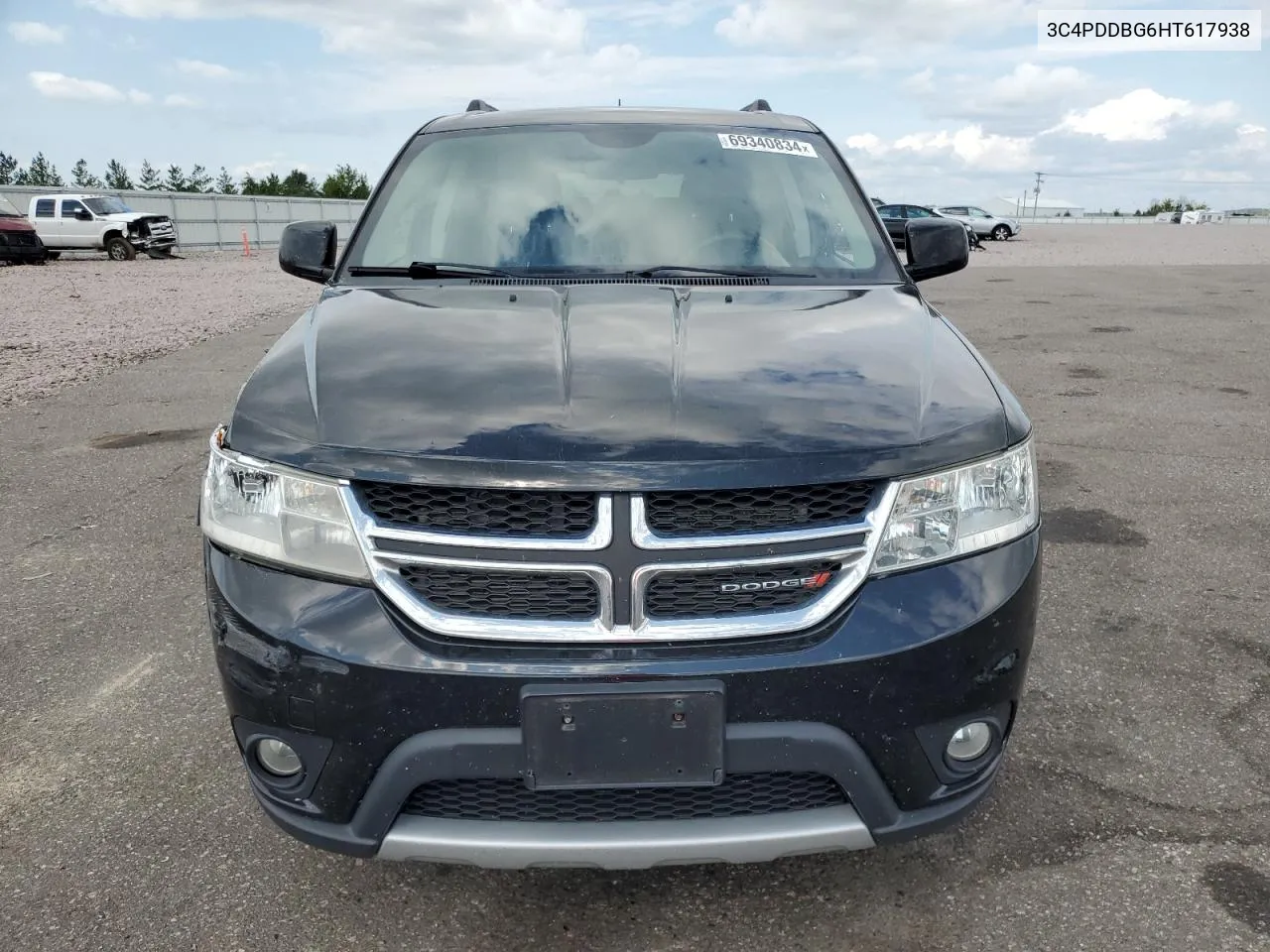 2017 Dodge Journey Sxt VIN: 3C4PDDBG6HT617938 Lot: 69340834