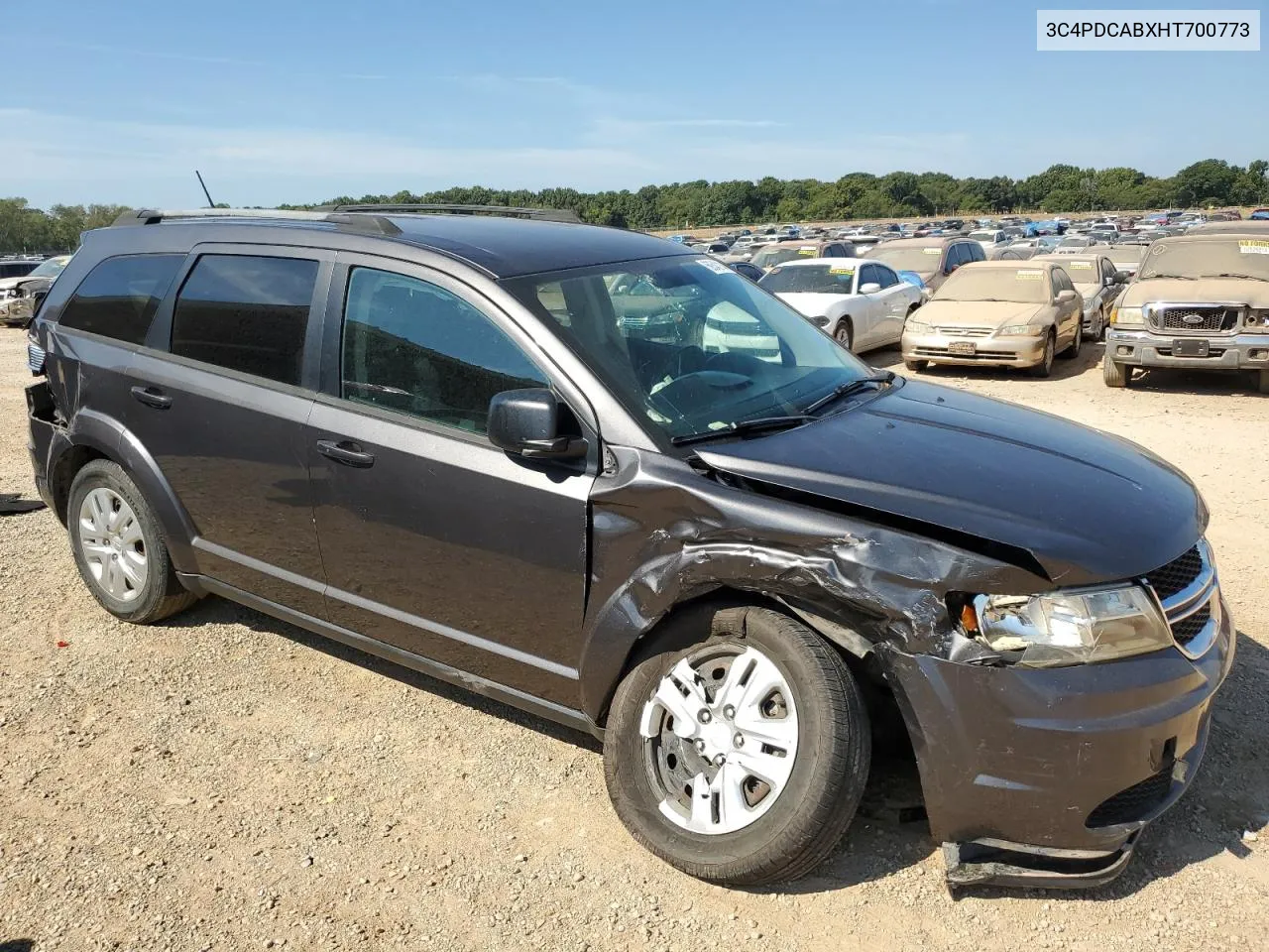 2017 Dodge Journey Se VIN: 3C4PDCABXHT700773 Lot: 69343114