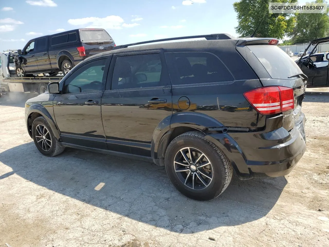 2017 Dodge Journey Se VIN: 3C4PDCAB8HT683407 Lot: 69844854