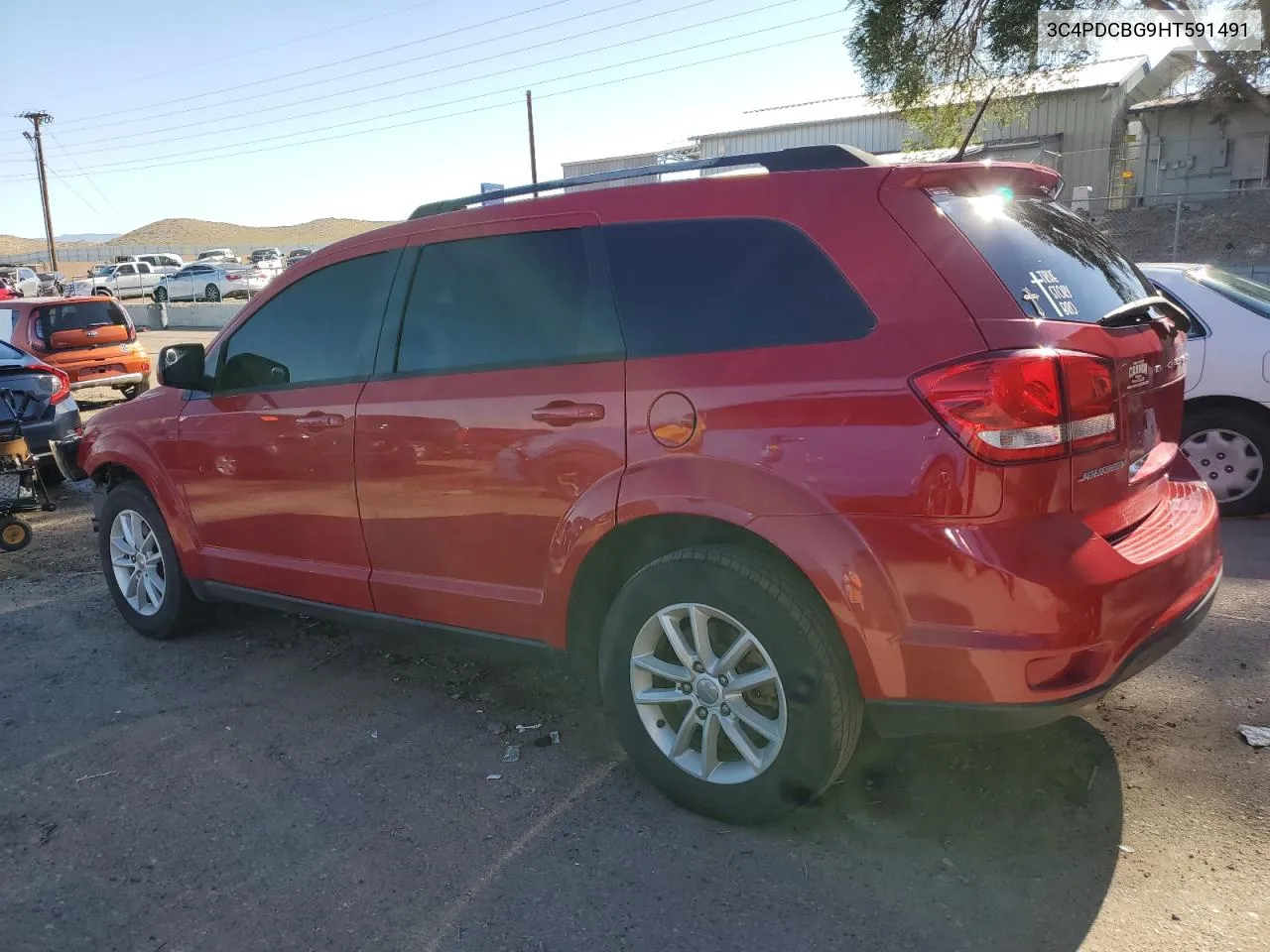 2017 Dodge Journey Sxt VIN: 3C4PDCBG9HT591491 Lot: 69974014