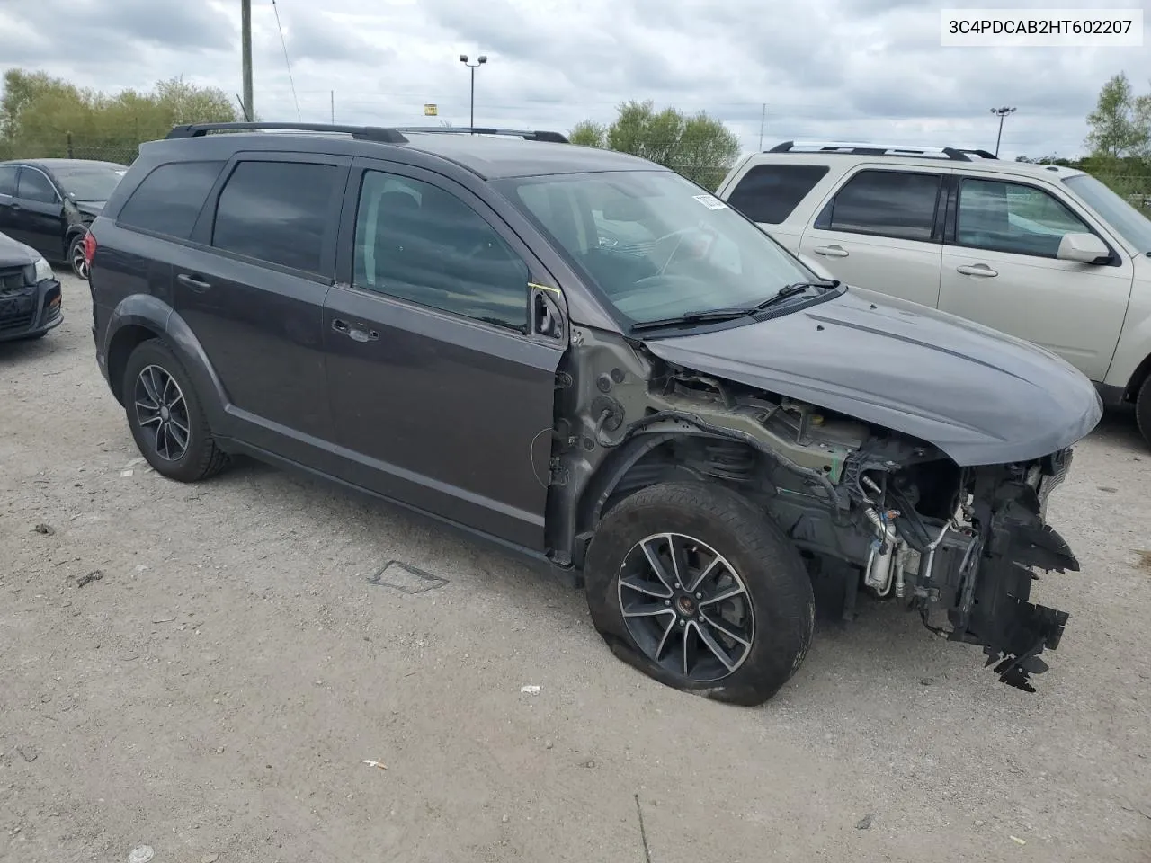 2017 Dodge Journey Se VIN: 3C4PDCAB2HT602207 Lot: 70078554