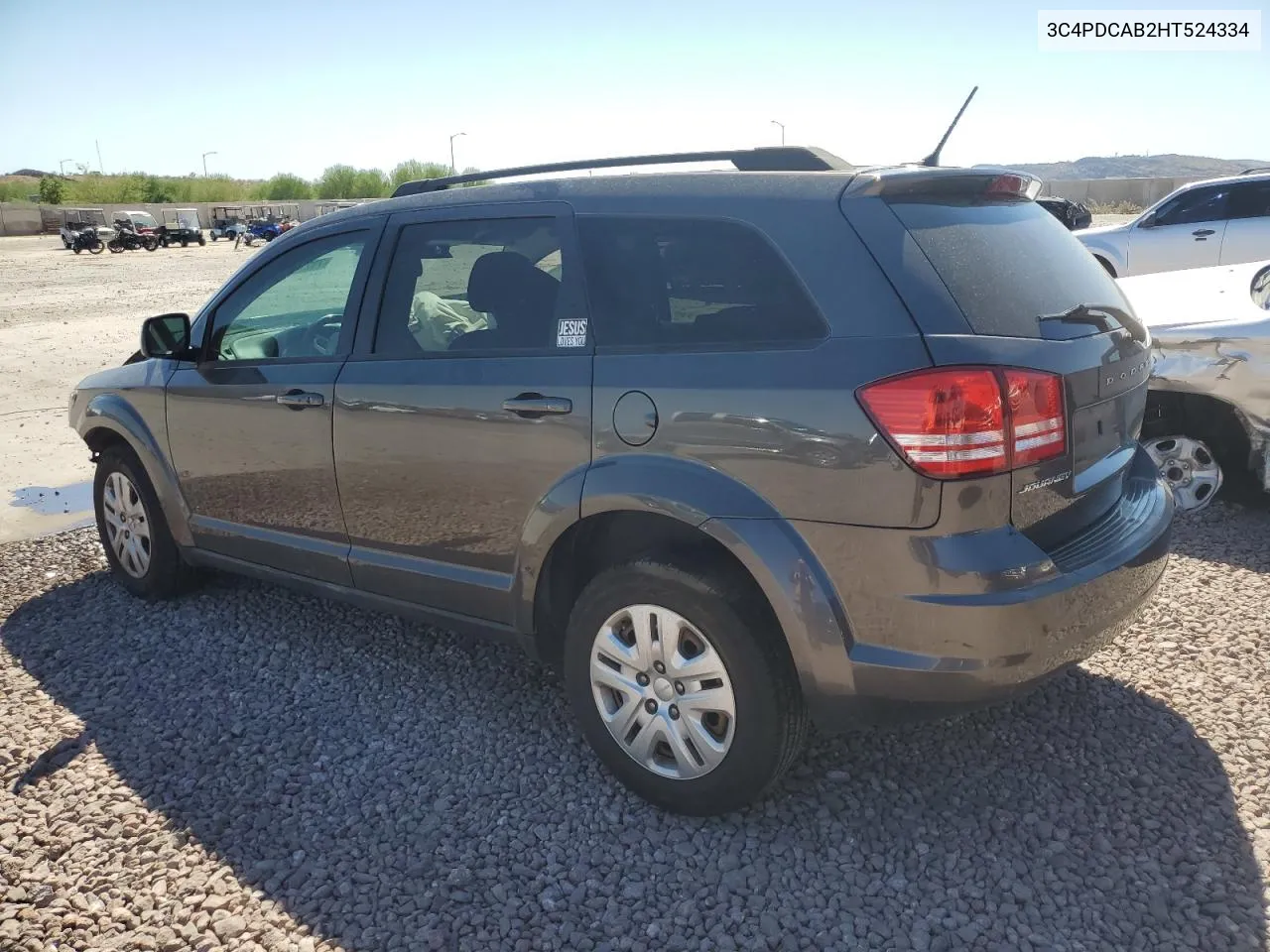 2017 Dodge Journey Se VIN: 3C4PDCAB2HT524334 Lot: 70276934