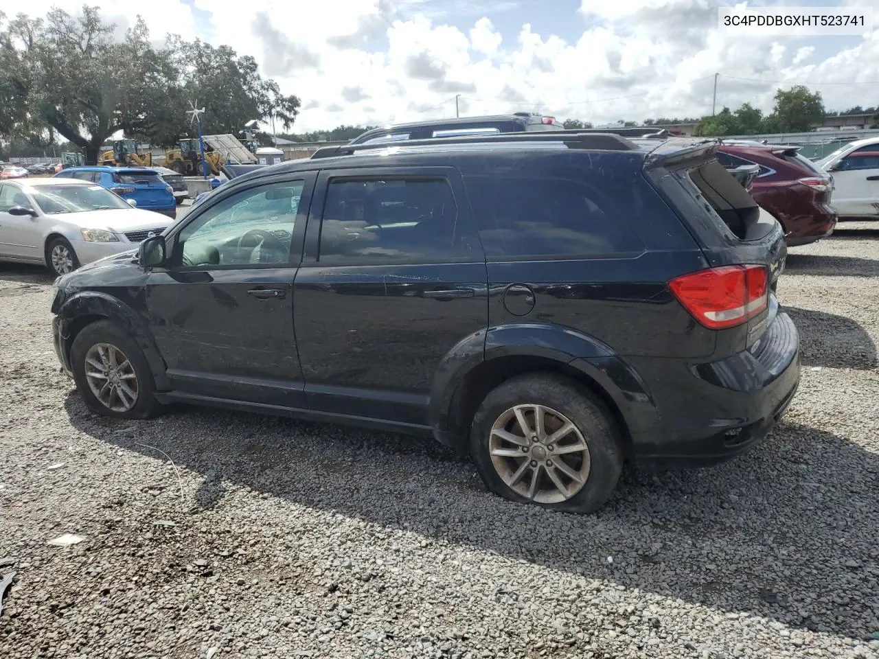 2017 Dodge Journey Sxt VIN: 3C4PDDBGXHT523741 Lot: 70300594