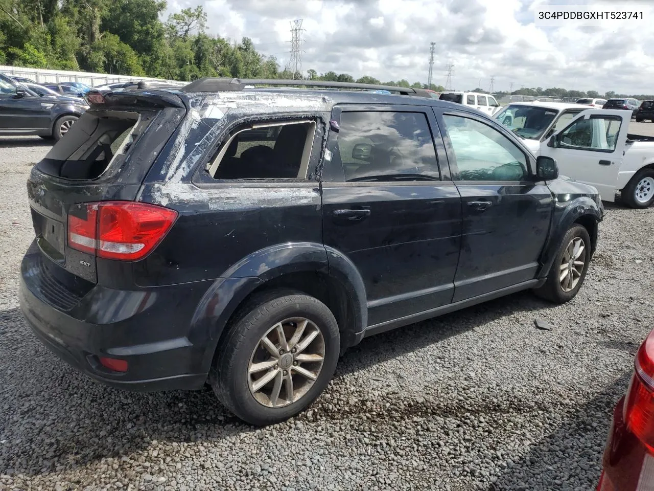 2017 Dodge Journey Sxt VIN: 3C4PDDBGXHT523741 Lot: 70300594