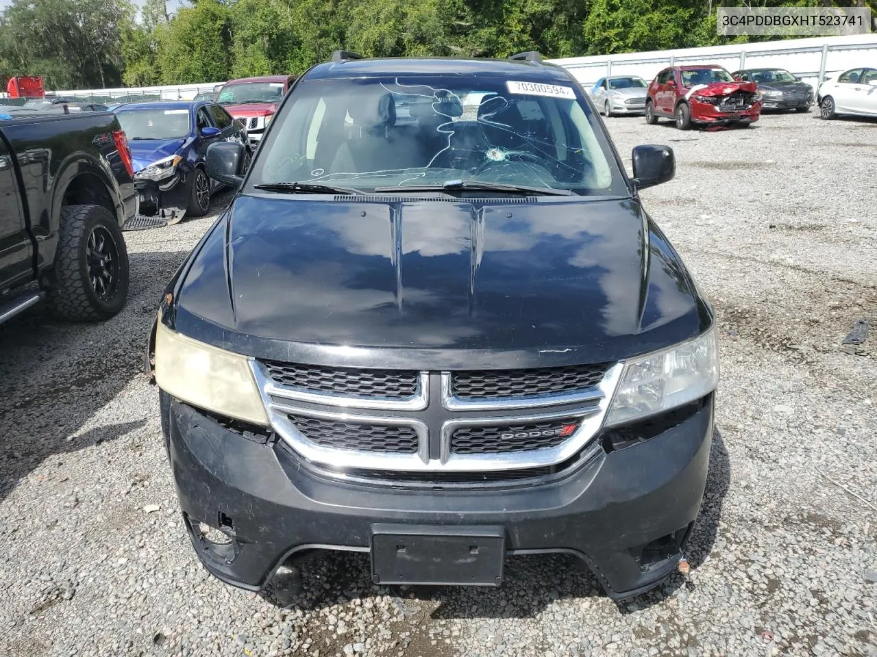 2017 Dodge Journey Sxt VIN: 3C4PDDBGXHT523741 Lot: 70300594