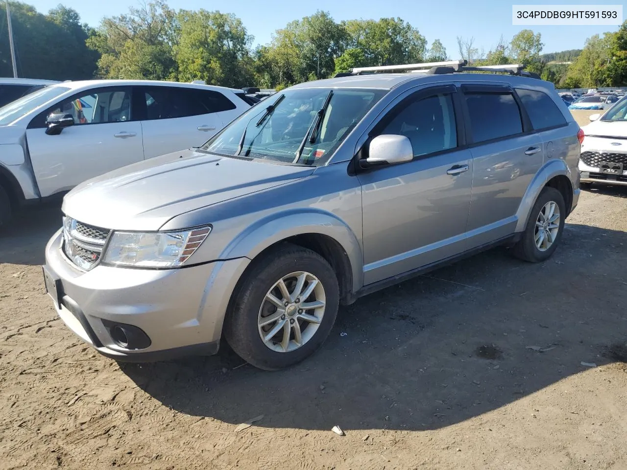 2017 Dodge Journey Sxt VIN: 3C4PDDBG9HT591593 Lot: 70414574