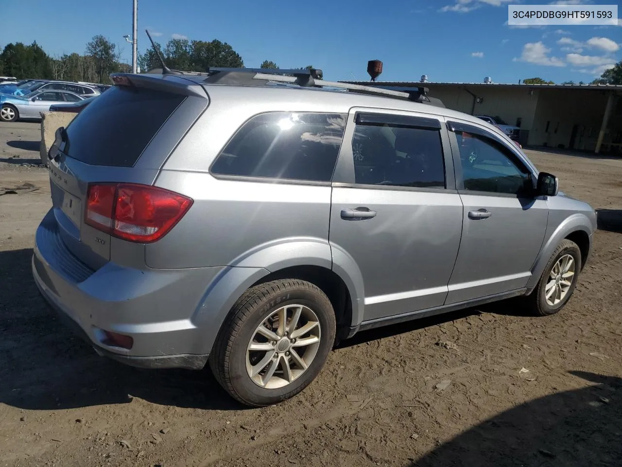 2017 Dodge Journey Sxt VIN: 3C4PDDBG9HT591593 Lot: 70414574