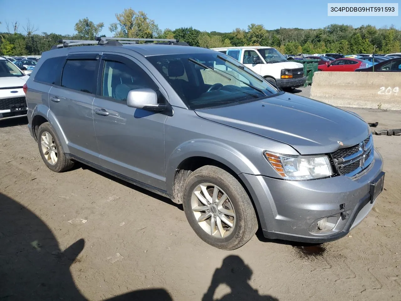 2017 Dodge Journey Sxt VIN: 3C4PDDBG9HT591593 Lot: 70414574