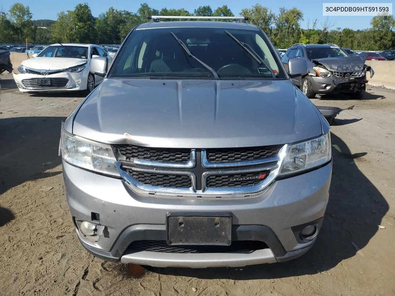 2017 Dodge Journey Sxt VIN: 3C4PDDBG9HT591593 Lot: 70414574