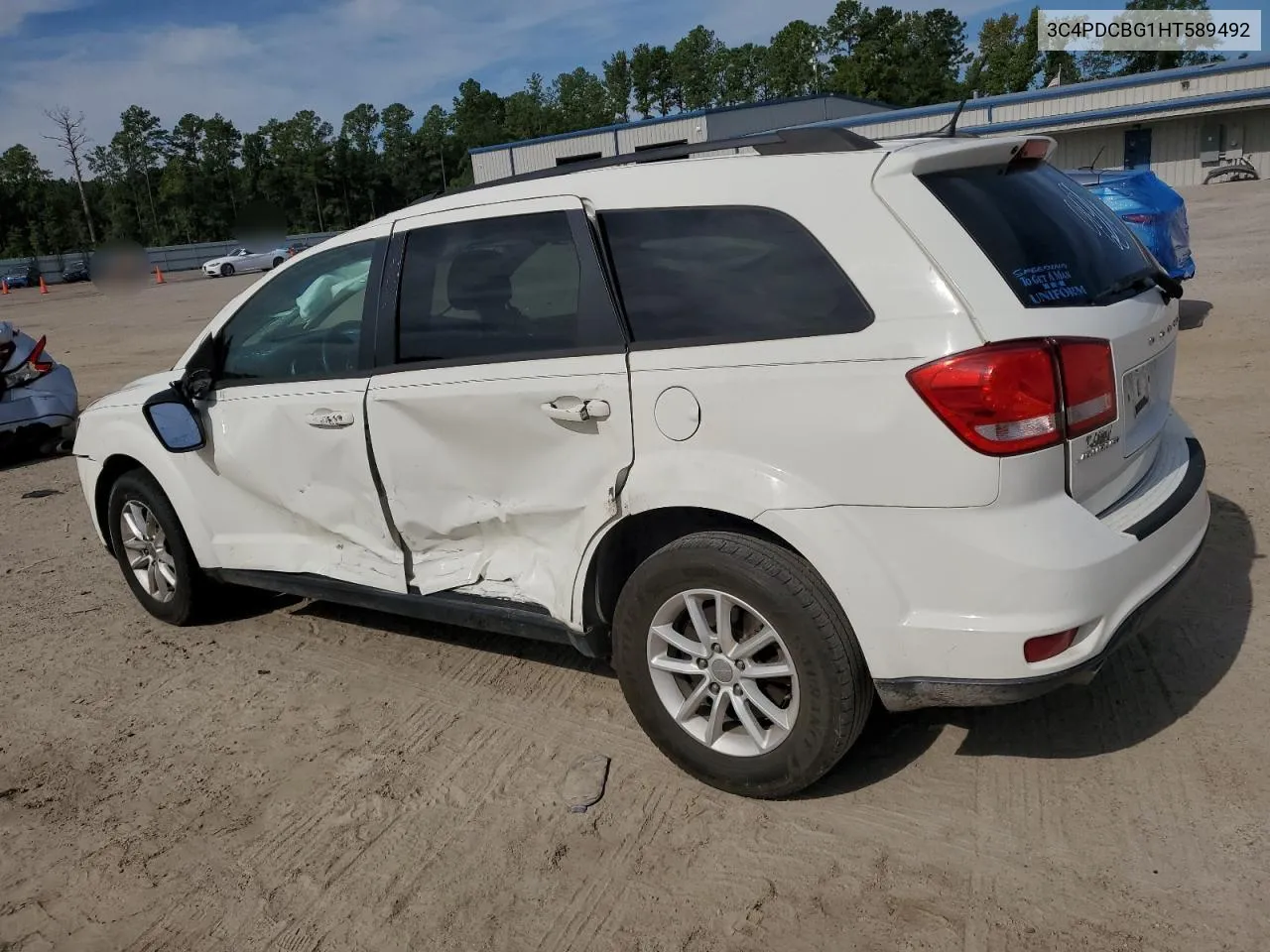 2017 Dodge Journey Sxt VIN: 3C4PDCBG1HT589492 Lot: 70506554