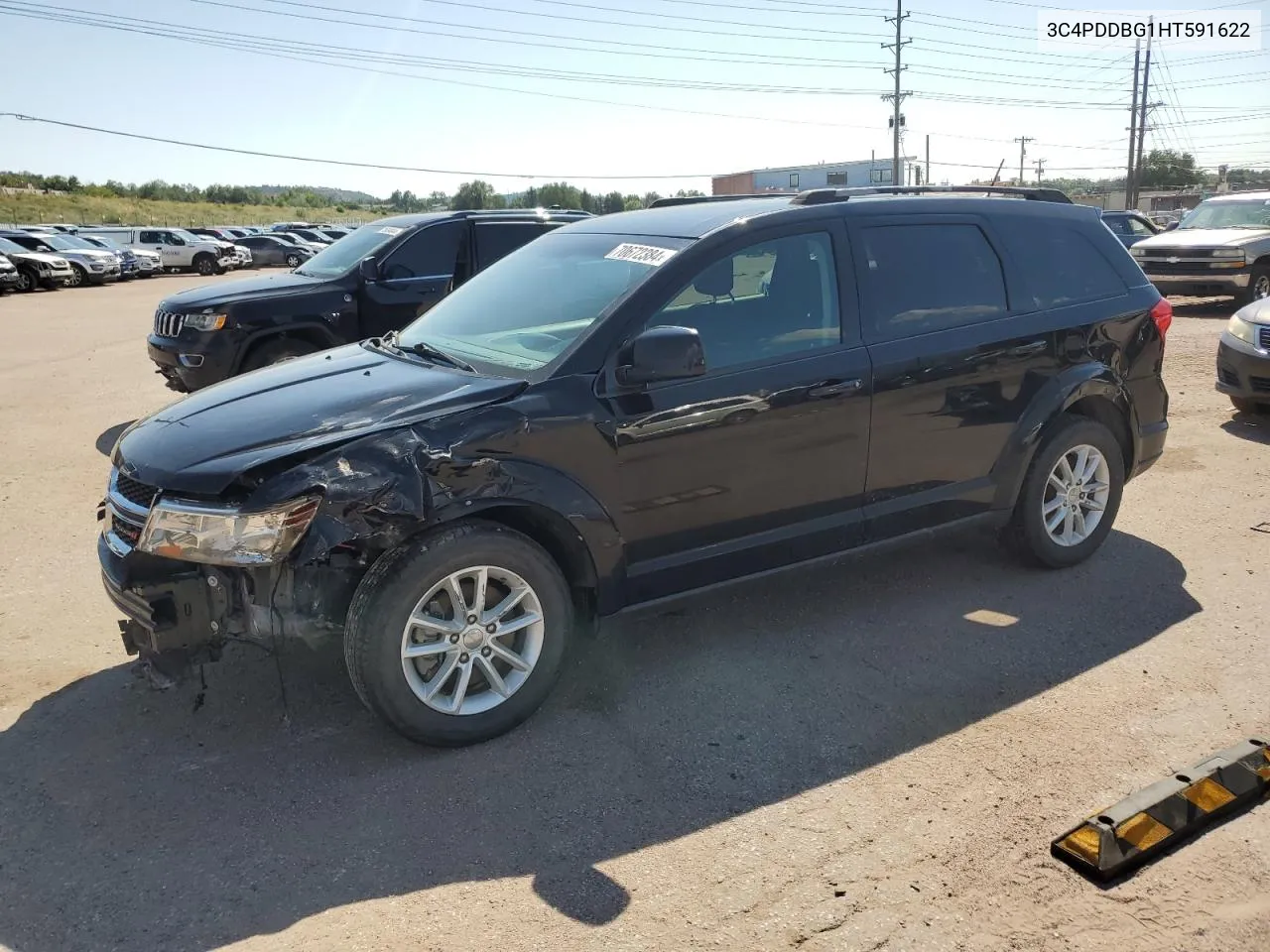 2017 Dodge Journey Sxt VIN: 3C4PDDBG1HT591622 Lot: 70672384