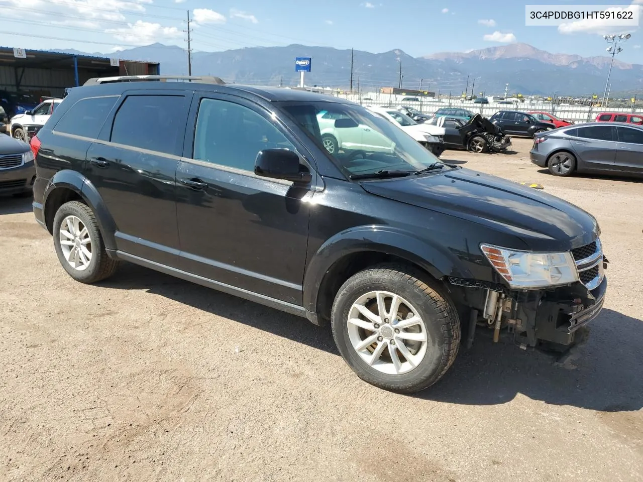 2017 Dodge Journey Sxt VIN: 3C4PDDBG1HT591622 Lot: 70672384