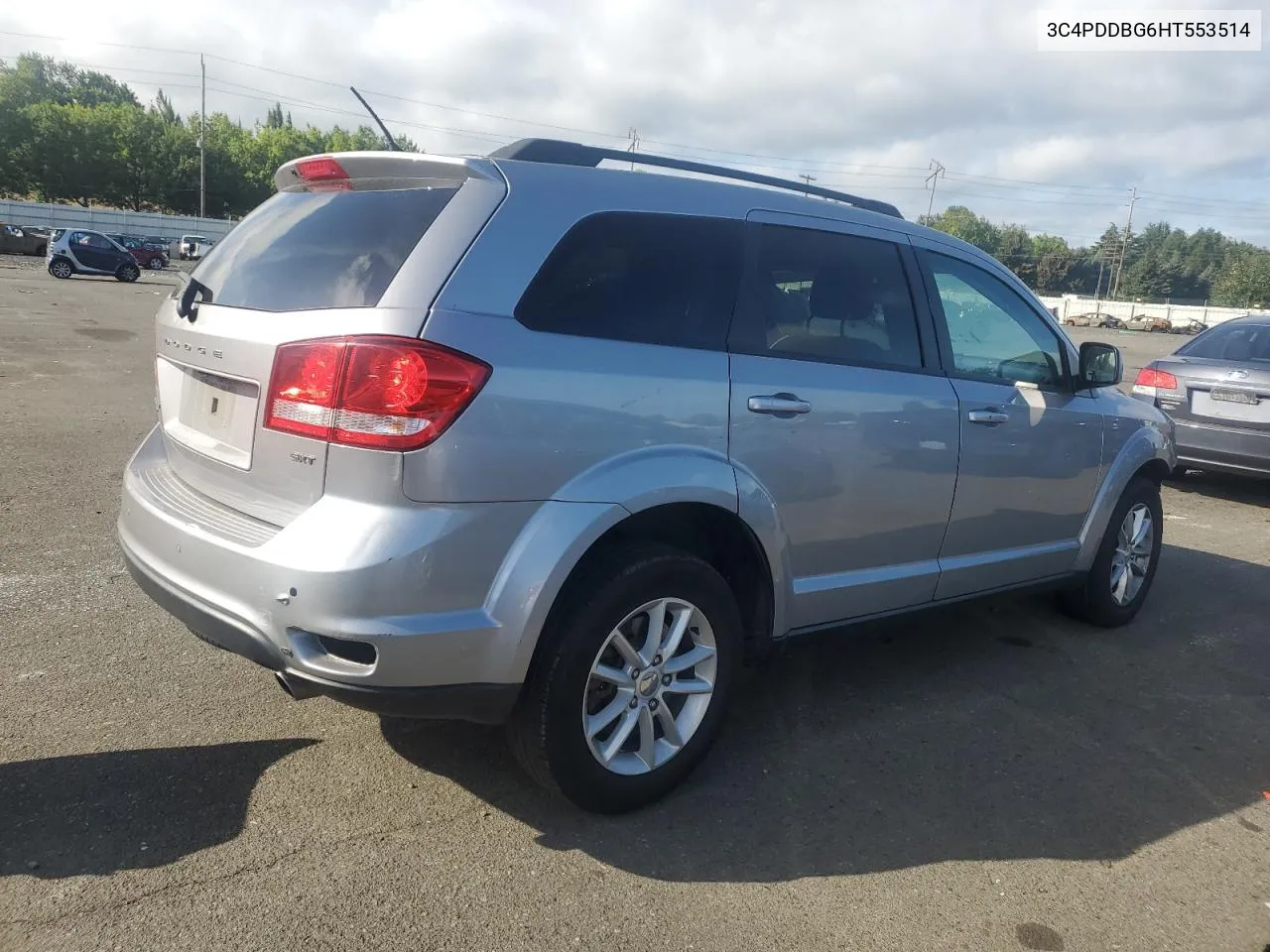 2017 Dodge Journey Sxt VIN: 3C4PDDBG6HT553514 Lot: 70713104