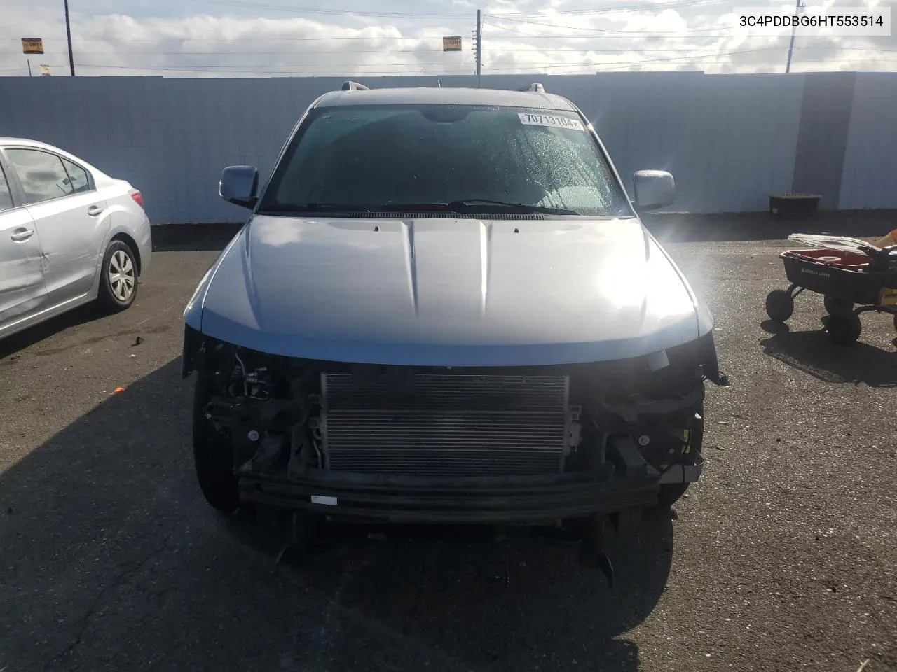 2017 Dodge Journey Sxt VIN: 3C4PDDBG6HT553514 Lot: 70713104