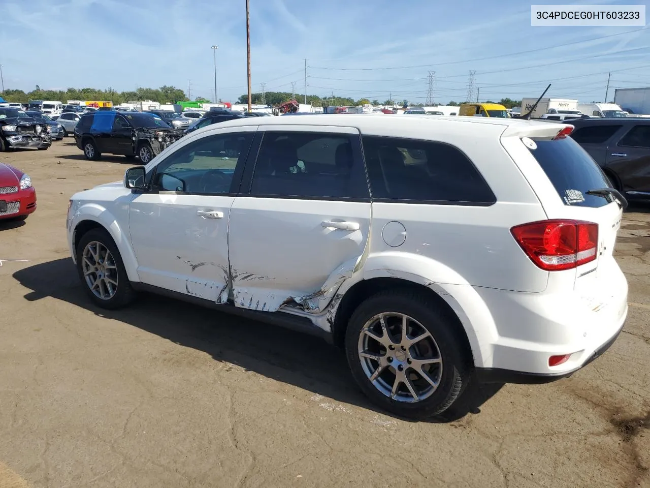 2017 Dodge Journey Gt VIN: 3C4PDCEG0HT603233 Lot: 70762034