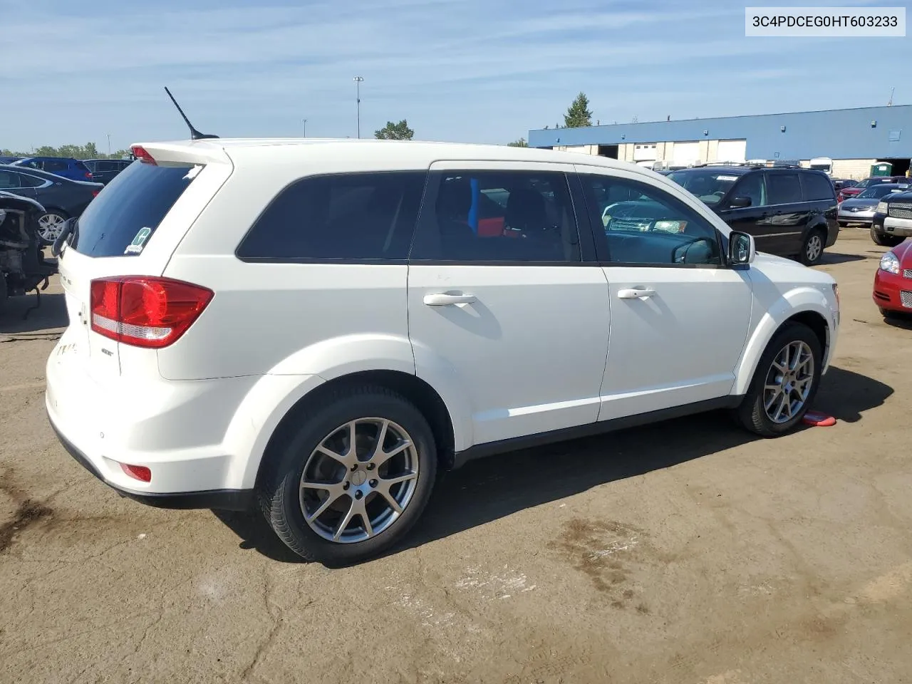 2017 Dodge Journey Gt VIN: 3C4PDCEG0HT603233 Lot: 70762034