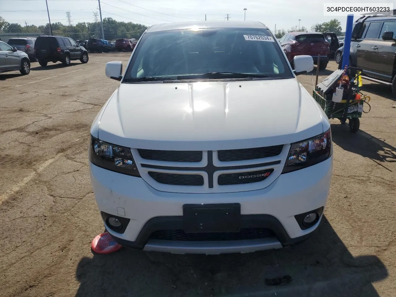 2017 Dodge Journey Gt VIN: 3C4PDCEG0HT603233 Lot: 70762034