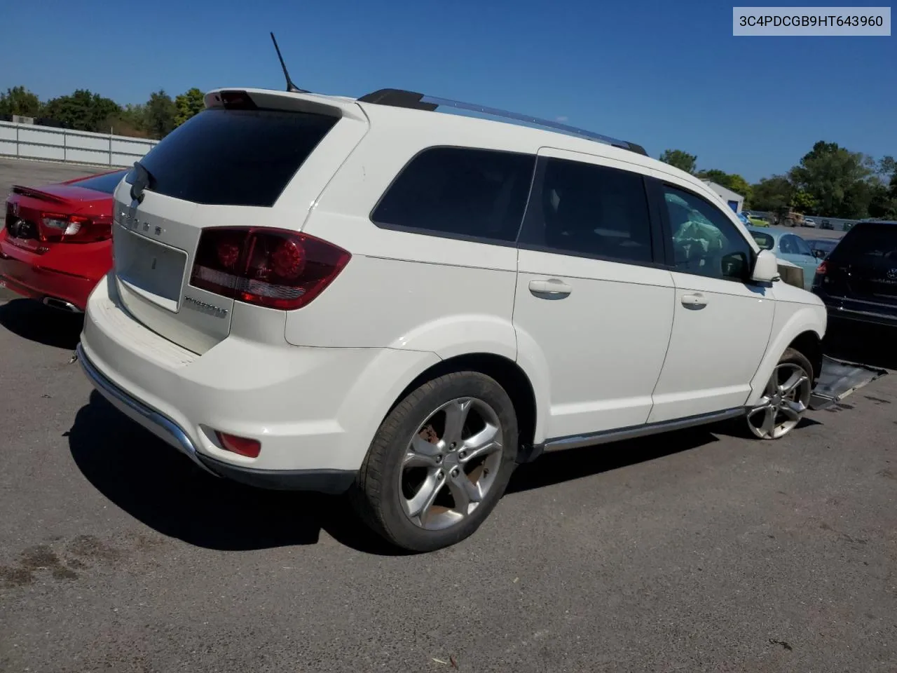 2017 Dodge Journey Crossroad VIN: 3C4PDCGB9HT643960 Lot: 70809244